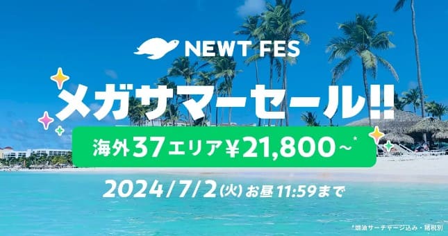 NEWT FES メガサマーセール